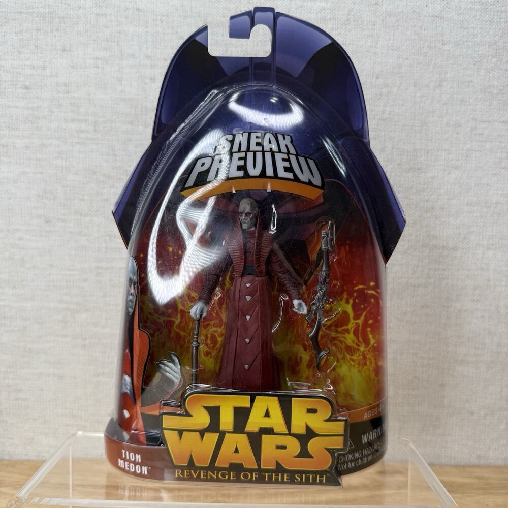 2005 Hasbro Star Wars Revenge of the Sith Tion Medon Action Figure
